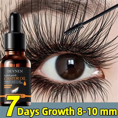 15ml Devnen Natural Castor Oil Hair Eyebrow Eyelash Growth Essence 7