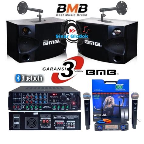 Jual Paket Karaoke Set Speaker Bmb Inch Original Power Ampli