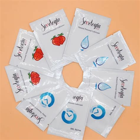 Adult Sex Natural Personal Water Based Lubricant Sachet 5ml Buy