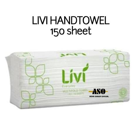 Jual Tisu Tissue Livi Multifold Hand Towel Tissue Dapur Minyak 150 S