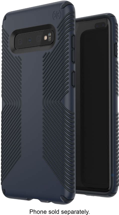 Customer Reviews Speck Presidio Grip Case For Samsung Galaxy S10 Blackblue 124607 6587 Best Buy