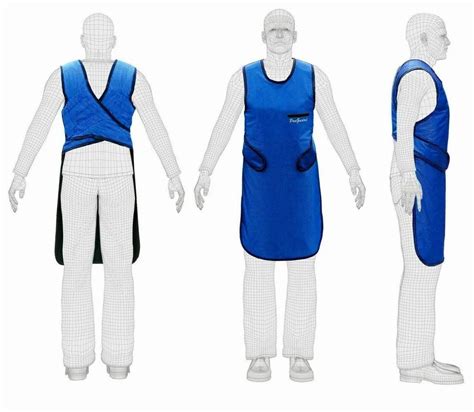 X Ray Radiation Protection Aprons Vinyl Lead Apron Light Weight For