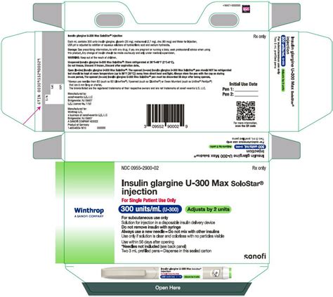 Insulin Glargine Package Insert Prescribing Information Drugs