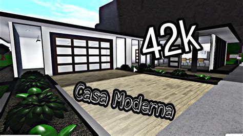 Roblox Bloxburg Casa Elegante Y Moderna 42k YouTube