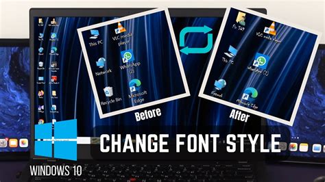 Windows 10 How To Change Font Style Default System Font Youtube