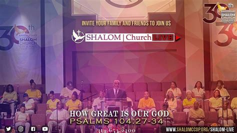 Shalom Church Live 08 20 2023 On Livestream