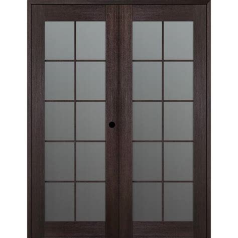 Belldinni Vona 10 Lite 56 In X 96 In Left Hand Active Frosted Glass