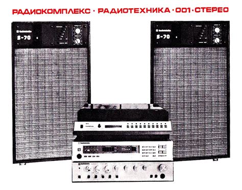 Радиокомплекс ''Радиотехника-001-стерео''.