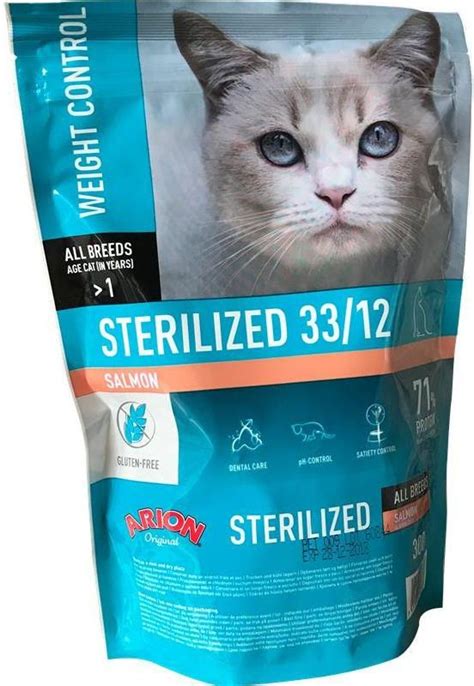 Karma Arion Original Cat Sterilised Salmon G Ceny I Opinie