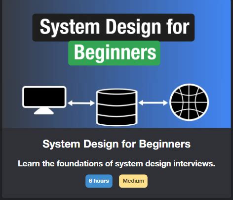 Neetcode System Design For Beginners Tutflix Free Education Community