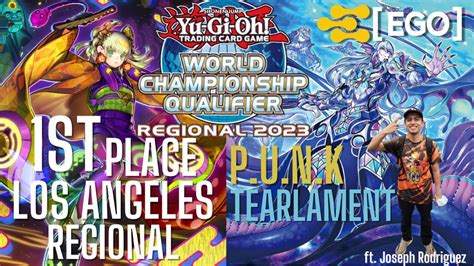 Yu Gi Oh 1ST PLACE UNDEFEATED LA Regional PUNK Tearlament DECK