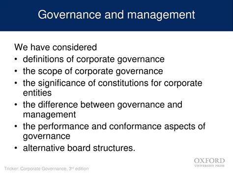 Corporate Governance Principles Policies And Practices 3e Ppt Download