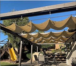 Amazon Patio Shade Cover Retractable Pergola Replacement Canopy