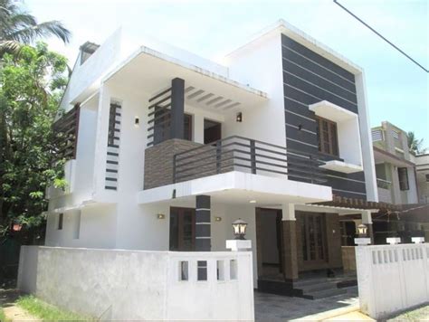 Sq Ft Bhk Contemporary Style Two Storey House At Cent Plot