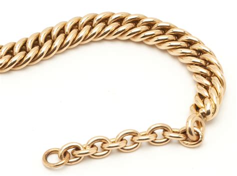 Lot 58: 14K Gold Pocket Watch Chain | Case Auctions