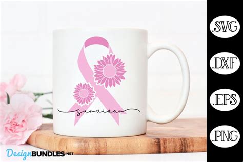 Cancer Survivor Sunflower Svg Cancer Awareness Svg