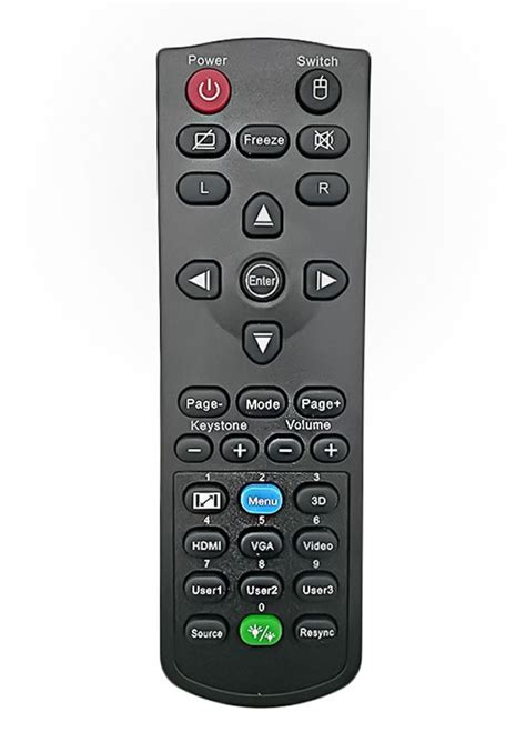 Optoma W Remote Control With Laser Pointer Remote