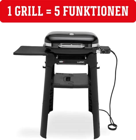 Weber Lumin Mit Stand Schwarz Elektrogrill Kaufen Bei Do It