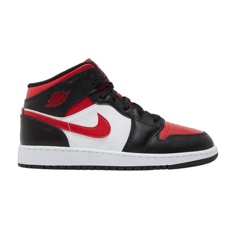 Air Jordan 1 Mid Se Red Black Toe Nike Culture Circle