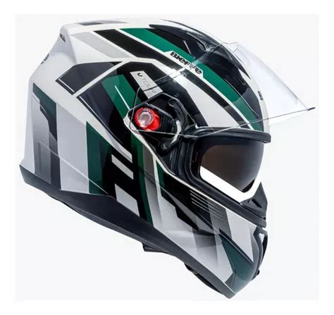 Casco De Moto Bieffe B Vtour Con Gafas Interiores Ahumadas Color