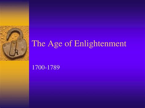 Ppt The Age Of Enlightenment Powerpoint Presentation Free Download