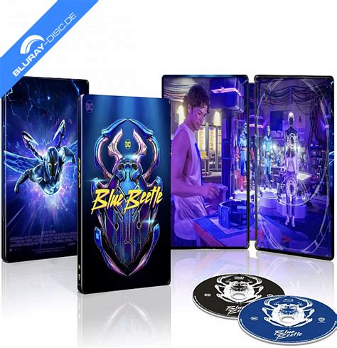 Blue Beetle Walmart Exclusive Limited Edition Steelbook Blu Ray Dvd