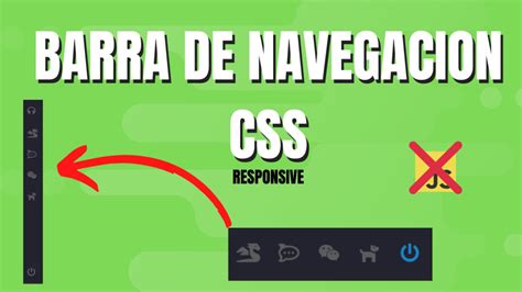 Barra De Navegaci N Con Css