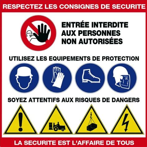 consigne de securite électrique electromecaniquer