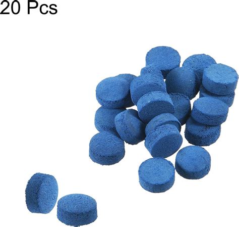 Patikil Blue Pool Cue Tips 12mm - Pool Billiard & Snooker Stick Replacement Tips