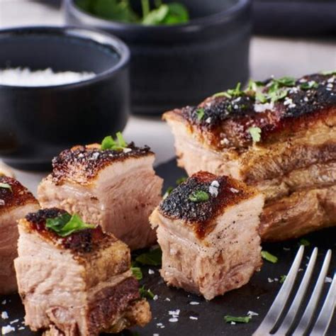 Juicy And Tender Sous Vide Pork Belly