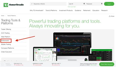 How To Use Thinkorswim By Td Ameritrade Tutorial Jason Brown