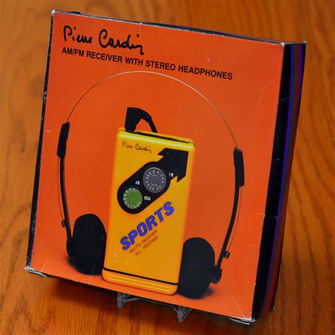 Vintage Pierre Cardin AM FM Radio With Stereo Headphones Flickr