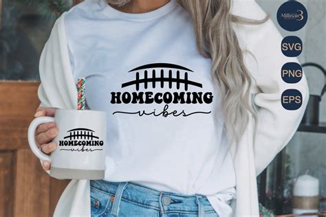 Homecoming Vibes Sport Svg Afbeelding Door Millionair3 Designs