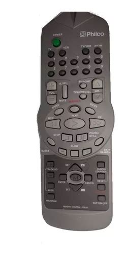 Controle Tv Video Cassete Philco Pcr 91 Pvc Hf1 MercadoLivre