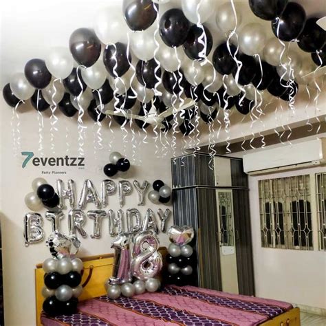 Thiết kế balloon decoration in room for birthday cho ngày sinh nhật