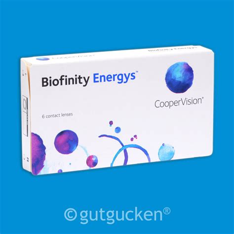 Biofinity Energys 1 x 6 sphärische Kontaktlinsen Monatslinsen von