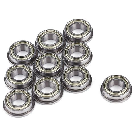 Flange Ball Bearings Mini Bearings 10pcs F688ZZ Metal Steel Double