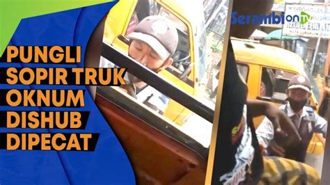 Video Pungli Sopir Truk Viral Oknum Pegawai Dishub Lubuklinggau