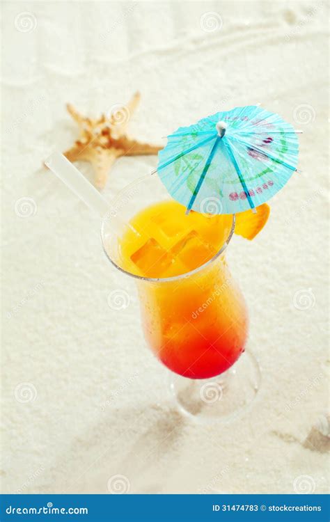 Sex On The Beach Cocktail Stock Image Image Of Orange