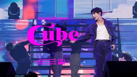 4k CUBE 큐브 황민현 Mini Concert UNVEIL Fancam YouTube