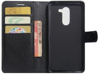 Xiaomi Redmi Note Pro Lederh Lle Portemonnaie Karten Etui Schwarz