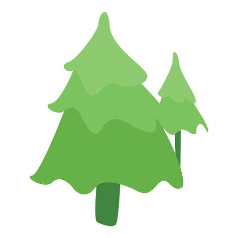 Forest fir tree icon, isometric style 15200598 Vector Art at Vecteezy