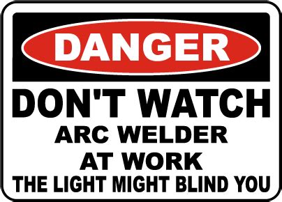 Welding Signs - Low Prices, Ships Fast