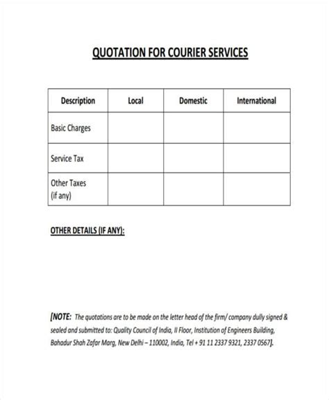 14 Professional Quotation Templates Pdf Word