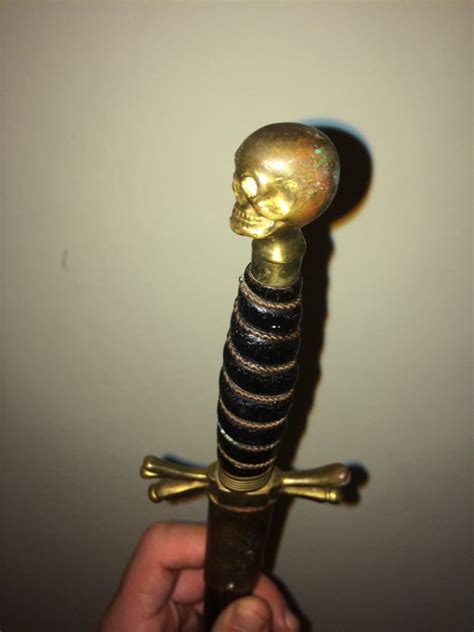 Masonic Skull Head Dagger And Scabbard Catawiki