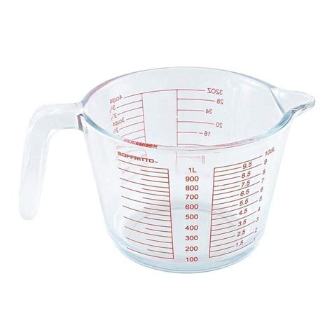 Soffritto Pure Glass Measuring Jug 1l House