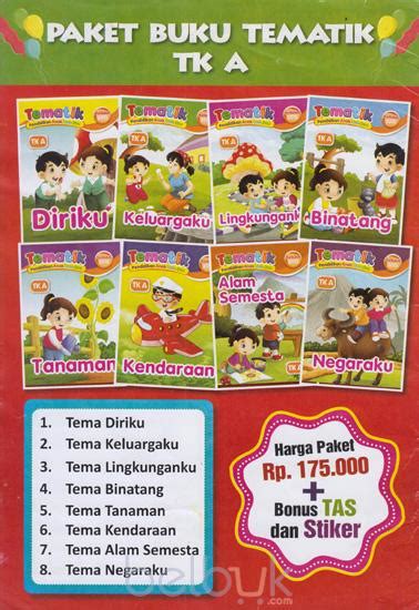 Paket Buku Tematik Tk A Belbuk