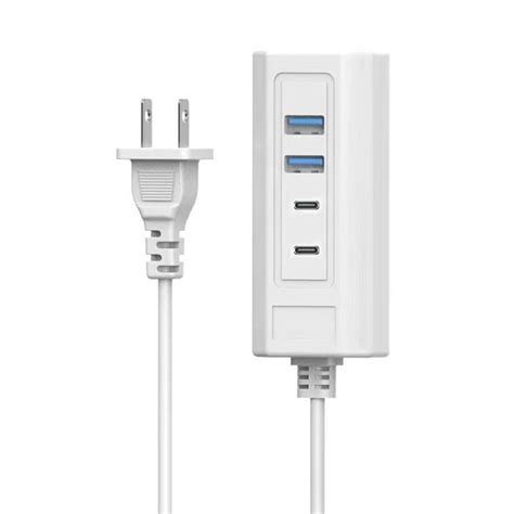 2usb 2 Type C Ultra High Speed Socket Dual Usb Charging Port With Dual Type C Charging Port