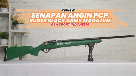 PALING LARIS DAN DI CARI SENAPAN ANGIN PCP RUGER BLACK ARMY