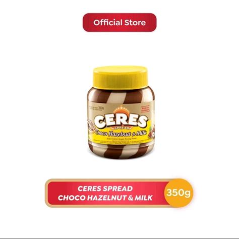 Selai Coklat Ceres Spread Choco Hazelnut And Milk 350gr Lazada Indonesia